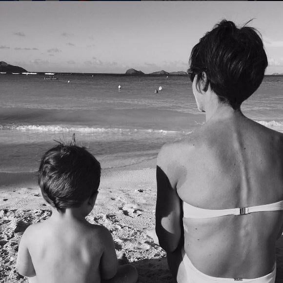 Alessandra Sublet et son fils Alphonse sur Instagram, février2016