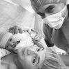 La gymnaste américaine Alicia Sacramone et le quarterback Brady Quinn ont accueilli le 5 août 2016 leur premier enfant, une petite fille, Sloan. Photo Instagram.