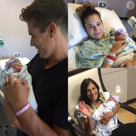 La gymnaste américaine Alicia Sacramone et le quarterback Brady Quinn ont accueilli le 5 août 2016 leur premier enfant, une petite fille, Sloan. Le papa a partagé sur Instagram des photos prises à la maternité.