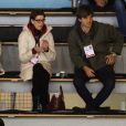 Exclusif - La princesse Caroline de Hanovre et le prince Ernst August de Hanovre (junior) au Festival Olympique de la Jeunesse Européenne 2015 à Dornbirn le 26 janvier 2015. La princesse Alexandra, demi-soeur du prince, y participait à la compétition de patinage artistique.