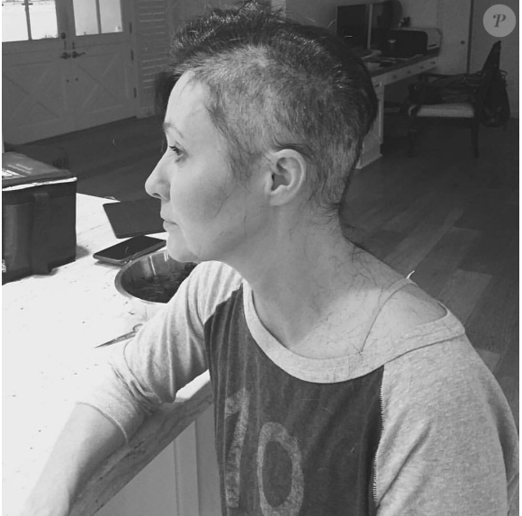 Shannen Doherty qui lutte contre un cancer du sein. Photo publiée sur Instagram, au mois de juillet 2016