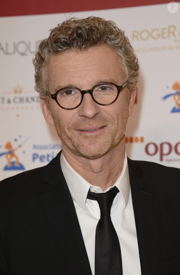 Denis Brogniart - Dîner de gala du 95ème Prix d'Amérique Opodo en soutien à l'association "Petits Princes" au Pavillon Vendôme à Paris. Le 30 janvier 2016 © Coadic Guirec / Bestimage