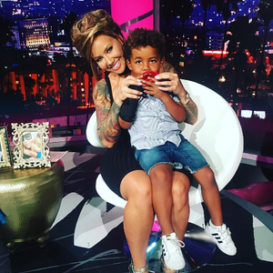 Photo d'Amber Rose et son fils Sebastian publiée le 4 août 2016.