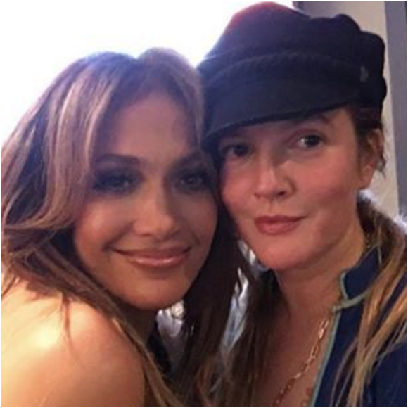 Jennifer Lopez et Drew Barrymore. Photo publiée sur Instagram au mois d'août 2016