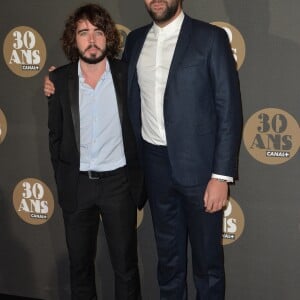 Eric Metzger, Quentin Mergot - Soirée des 30 ans de Canal + au Palais de Tokyo à Paris le 4 novembre 2014.