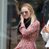 Candice Swanepoel enceinte est allée déjeuner avec ses amis Doutzen Kroes accompagnée de son mari Sunnery James et un photographe de mode au restaurant Bar Pitti au Greenwich Village à New York, le 5 juin 2016 © CPA/Bestimage
