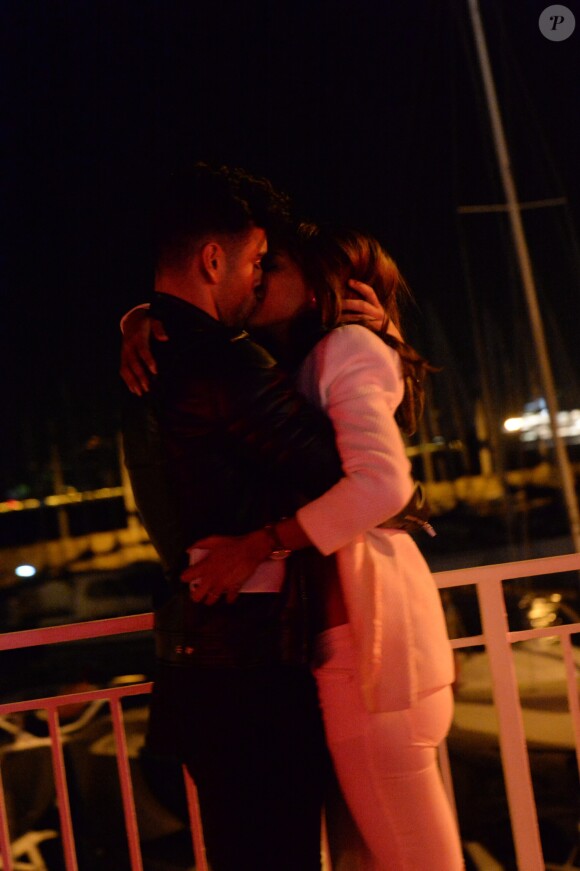 Exclusif - Ricardo et Nehuda (Les Anges 8) au nightclub le Gotha à Cannes pendant le 69e Festival International du Film de Cannes le 13 mai 2016.