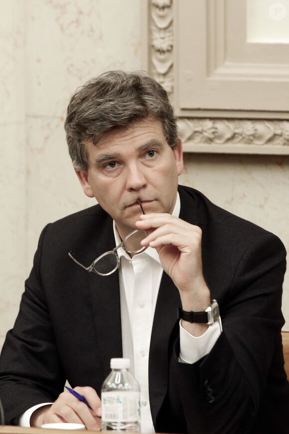 Arnaud Montebourg - Débat "Comment ré-industrialiser la France ?" à l'Assemblée nationale, Paris, France, le 25 mai 2016.