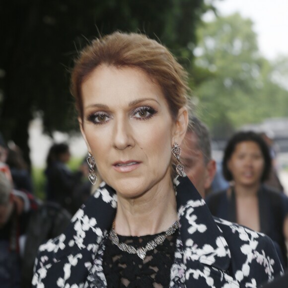 Céline Dion - Arrivées au défilé de mode Haute-Couture automne-hiver 2016/2017 "Giambattista Valli" à Paris. Le 4 juillet 2016