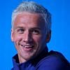 Ryan Lochte en conférence de presse le 3 août 2016 à Rio