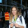 Élodie Clouvel - Retour à Paris des athlètes français des Jeux olympiques de Rio 2016 à l'aéroport de Roissy le 23 août 2016.