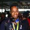 Dimitri Bascou - Retour à Paris des athlètes français des Jeux olympiques de Rio 2016 à l'aéroport de Roissy le 23 août 2016.