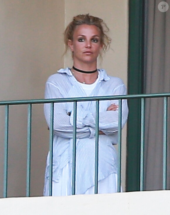Exclusif - Britney Spears à Hawaii, le 7 août 2016.