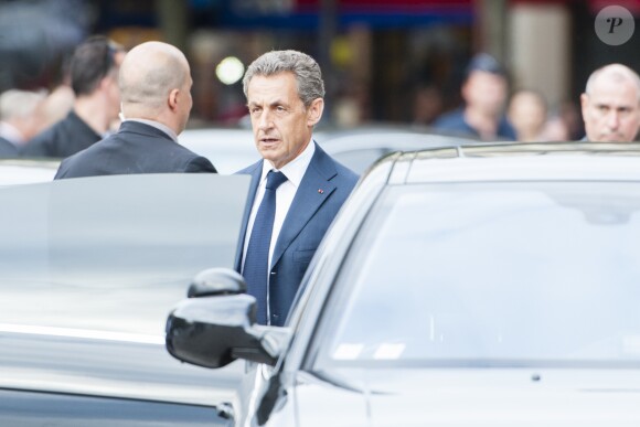 Nicolas Sarkozy à Paris, le 27 juillet 2016. © Pierre Perusseau/Bestimage