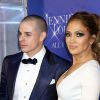 Casper Smart et sa compagne Jennifer Lopez lors de l'after party "Jennifer Lopez : All I have" et de l'inauguration du restaurant Mr Chow à Las Vegas, le 20 janvier 2016.