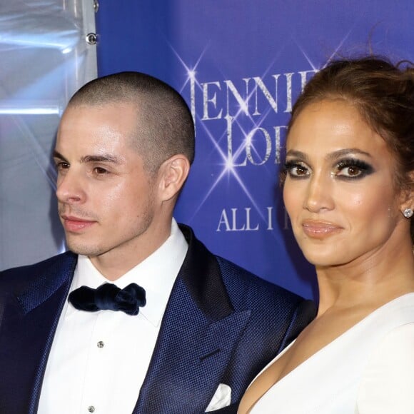 Casper Smart et sa compagne Jennifer Lopez lors de l'after party "Jennifer Lopez : All I have" et de l'inauguration du restaurant Mr Chow à Las Vegas, le 20 janvier 2016.