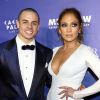 Casper Smart et sa compagne Jennifer Lopez lors de l'after party "Jennifer Lopez : All I have" et de l'inauguration du restaurant Mr Chow à Las Vegas, le 20 janvier 2016.
