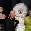 Le styliste Jean-Paul Gaultier - Défilé de mode Haute-Couture automne-hiver 2016/2017 "Jean Paul Gaultier" à Paris .
