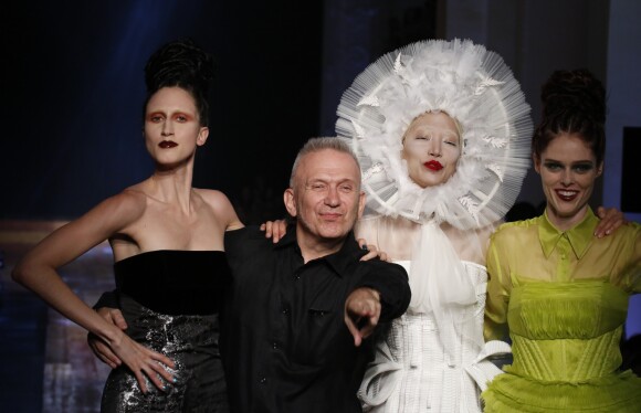 Le styliste Jean-Paul Gaultier - Défilé de mode Haute-Couture automne-hiver 2016/2017 "Jean Paul Gaultier" à Paris .