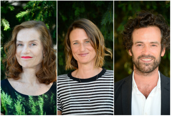 Isabelle Huppert, Camille Cottin et Romain Duris au Festival du film francophone d'Angoulême - Jour 6 le 27 août 2016. © Coadic Guirec / Bestimage 