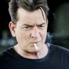 Exclusif - Charlie Sheen pendant un interview à Stockholm pour son show "An evening with Charlie Sheen" le 15 juin 2016.