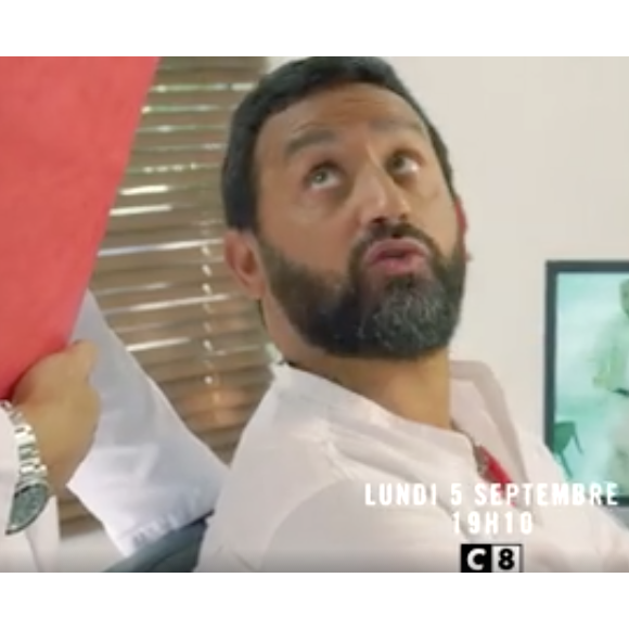 Cyril Hanouna dans la bande annonce de Touche pas à mon poste, le 29 août 2016.