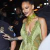 La chanteuse Rihanna se rendant à la ''Rihanna's VMA After Party'' à New York, le 28 août 2016.