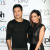 Mario Lopez et sa femme Courtney Mazza à la première représentation de "All I Have", le nouveau show de Jennifer Lopez, au Planet Hollywood Resort & Casino à Las Vegas, le 20 janvier 2016.