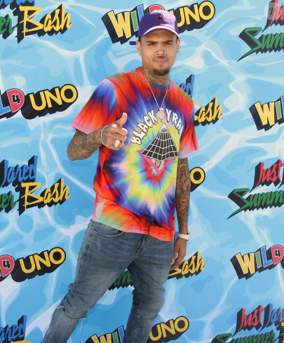 Chris Brown - Célébrités lors de la soirée "Just Jared Summer Bash" à Los Angeles le 13 aout 2016.