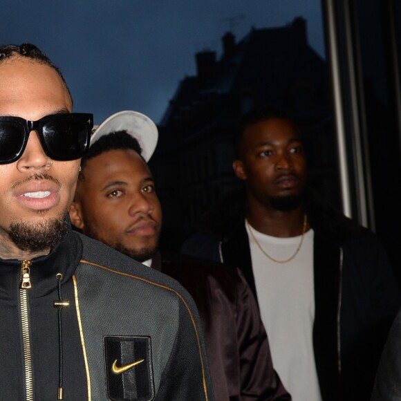 Semi-exclusif - Chris Brown - Soirée NikeLab X Olivier Rousteing pour le lancement de la collection "Football Nouveau" à la cité universitaire à Paris, le 1er juin 2016.