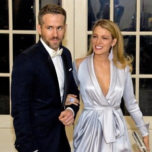 Ryan Reynolds et sa femme Blake Lively - Arrivées au dîner d'état en l'honneur du premier ministre canadien et sa femme à la Maison Blanche à Washington. Le 10 mars 2016