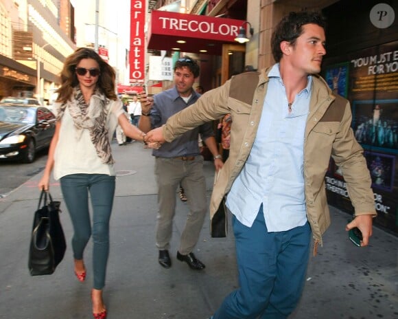 Orlando Bloom et Miranda Kerr à New York le 28 juin 2012