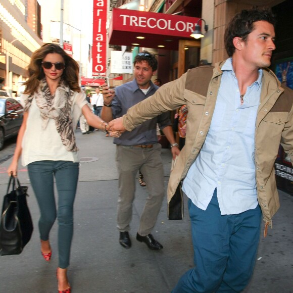 Orlando Bloom et Miranda Kerr à New York le 28 juin 2012