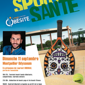 Laurent Ournac mobilisé contre l'obésité à Montpellier le 11 septembre prochain, lors d'une journée "Sport et santé".
