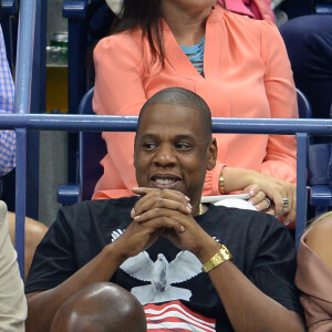 Beyoncé et son mari Jay Z pendant l'US Open 2016 au USTA Billie Jean King National Tennis Center à Flushing Meadow, New York, le 1er Septembre 2016.