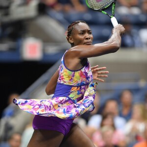 Venus Williams pendant l'US Open 2016 au USTA Billie Jean King National Tennis Center à Flushing Meadow, New York, le 1er Septembre 2016.