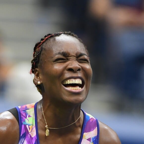 Venus Williams pendant l'US Open 2016 au USTA Billie Jean King National Tennis Center à Flushing Meadow, New York, le 1er Septembre 2016.