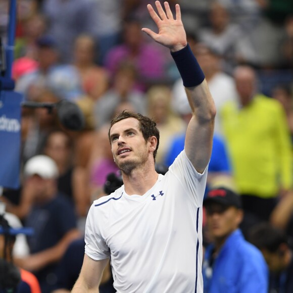 Andy Murray pendant l'US Open 2016 au USTA Billie Jean King National Tennis Center à Flushing Meadow, New York City, New York, Etats-Unis, le 1er Septembre 2016.  Andy Murray on Day Four of the 2016 US Open at the USTA Billie Jean King National Tennis Center in the Flushing neighborhood of the Queens borough of New York City, New York, USA on September 1st, 2016.01/09/2016 - New York