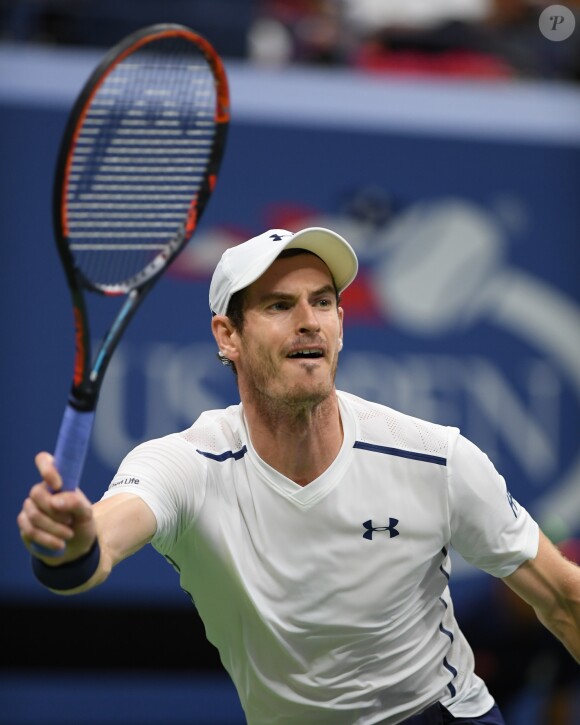 Andy Murray pendant l'US Open 2016 au USTA Billie Jean King National Tennis Center à Flushing Meadow, New York City, New York, Etats-Unis, le 1er Septembre 2016.  Andy Murray on Day Four of the 2016 US Open at the USTA Billie Jean King National Tennis Center in the Flushing neighborhood of the Queens borough of New York City, New York, USA on September 1st, 2016.01/09/2016 - New York