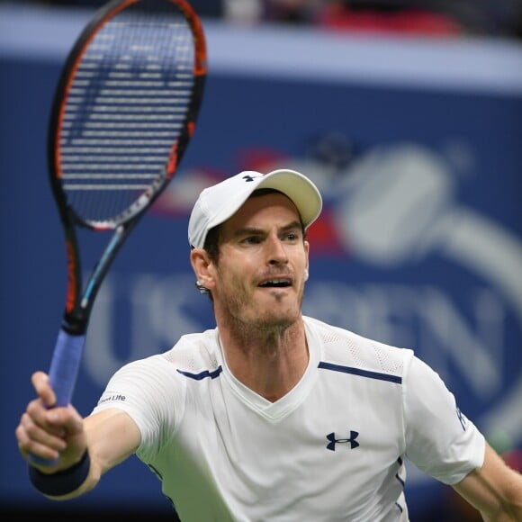 Andy Murray pendant l'US Open 2016 au USTA Billie Jean King National Tennis Center à Flushing Meadow, New York City, New York, Etats-Unis, le 1er Septembre 2016.  Andy Murray on Day Four of the 2016 US Open at the USTA Billie Jean King National Tennis Center in the Flushing neighborhood of the Queens borough of New York City, New York, USA on September 1st, 2016.01/09/2016 - New York