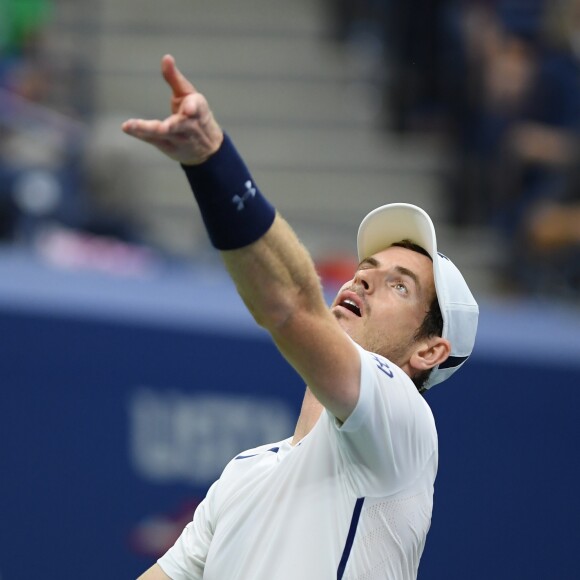 Andy Murray pendant l'US Open 2016 au USTA Billie Jean King National Tennis Center à Flushing Meadow, New York City, New York, Etats-Unis, le 1er Septembre 2016.  Andy Murray on Day Four of the 2016 US Open at the USTA Billie Jean King National Tennis Center in the Flushing neighborhood of the Queens borough of New York City, New York, USA on September 1st, 2016.01/09/2016 - New York