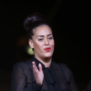 Exclusif - Amel Bent - Enregistrement de l'émission "Alors on chante" au palais des sports à Paris, le 16 novembre 2014