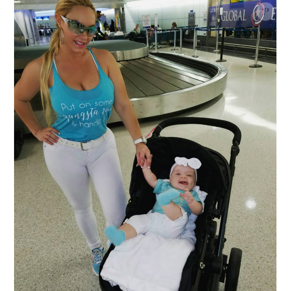 Coco Austin assortie à sa fille Chanel Nicole. Photo publiée sur Instagram au mois d'août 2016