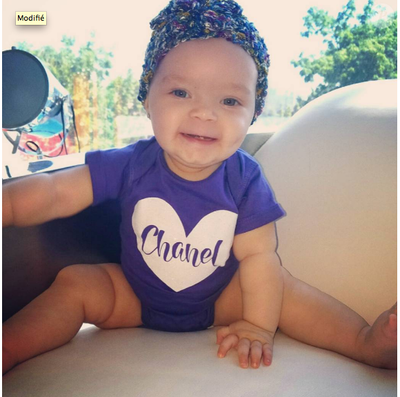 Chanel Nicole, la fille du rappeur Ice-T et sa femme Coco Austin. Photo publiée sur Instagram en septembre 2016