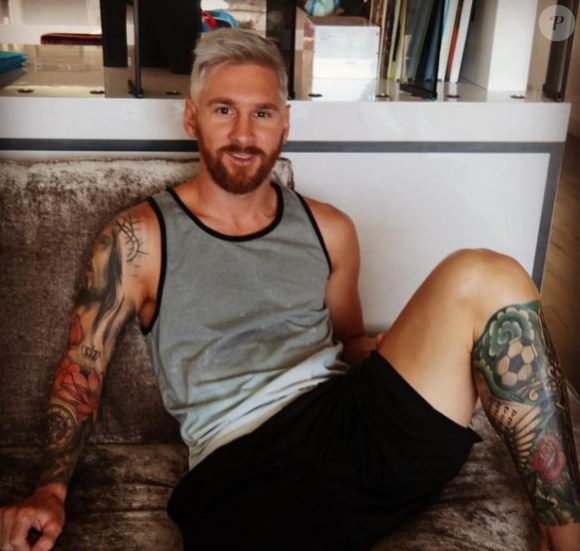 Lionel Messi métamorphosé (capture d'écran), juillet 2016.