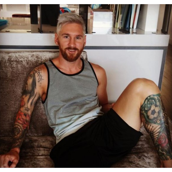 Lionel Messi métamorphosé (capture d'écran), juillet 2016.