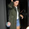 Kendall Jenner et Kim Kardashian sont allées diner au restaurant Craig à Los Angeles, le 26 août 2016