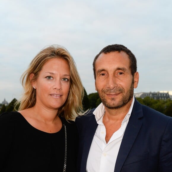 Zinedine Soualem et sa compagne Caroline Faindt - Représentation de "La Bohème" à l'Hôtel des Invalides dans le cadre du festival Opéra en Plein Air à Paris le 6 septembre 2016. © Coadic Guirec/bestimage