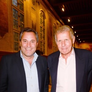 Benjamin Patou et Patrick Poivre d'Arvor - Représentation de "La Bohème" à l'Hôtel des Invalides dans le cadre du festival Opéra en Plein Air à Paris le 6 septembre 2016. © Coadic Guirec/bestimage