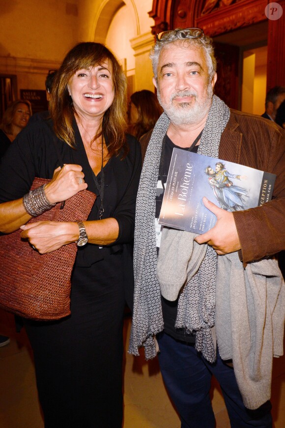 Nathalie André - Représentation de "La Bohème" à l'Hôtel des Invalides dans le cadre du festival Opéra en Plein Air à Paris le 6 septembre 2016. © Coadic Guirec/bestimage